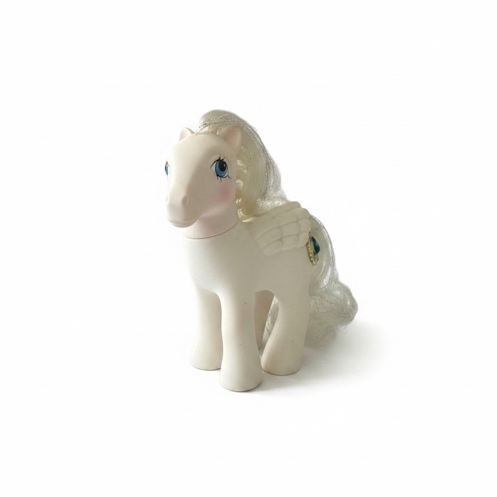 Vintage My Little Pony G1 Princess Tiffany Pegasus White Jewel Cutie Mark 1987